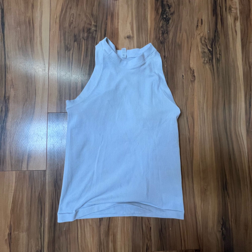 White size small athleta ribbed tank